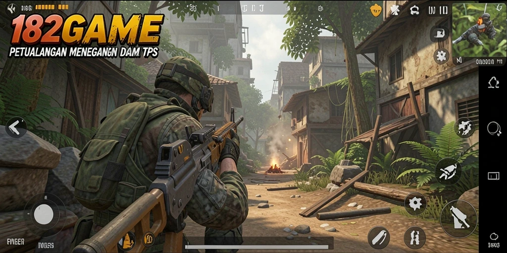 Gameplay intens dari TPS di 182GAME.