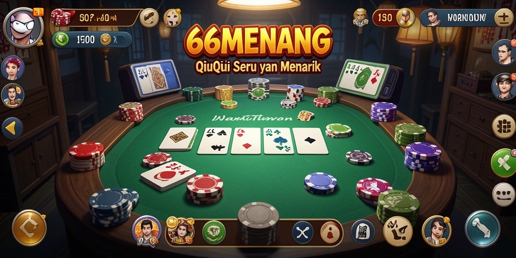 Gameplay QiuQiu yang seru dan menantang di 66MENANG.