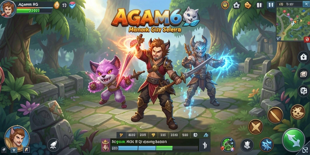 Tampilan gameplay AGAM69 yang memukau dan seru.