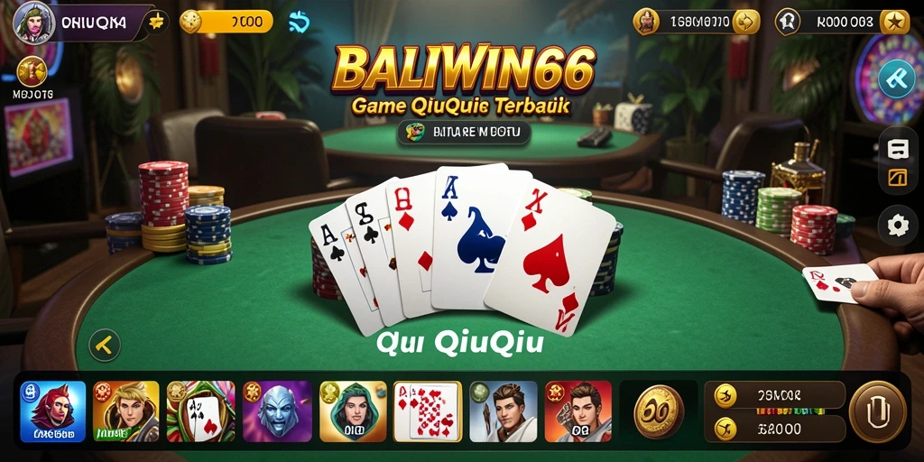 Tampilan gameplay QiuQiu yang seru dan kompetitif di BALIWIN66.