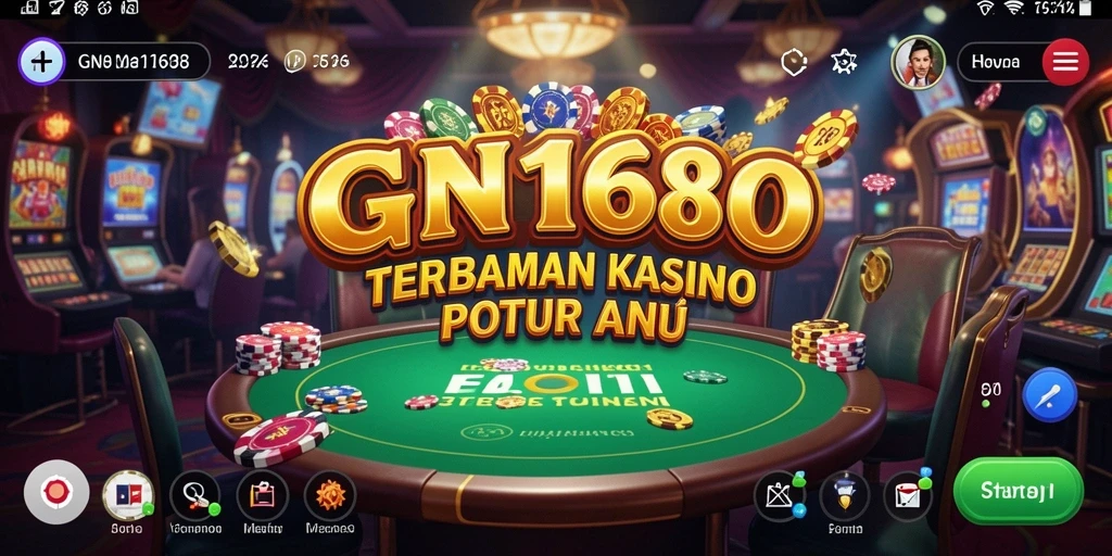 Tampilan menarik dari permainan Kasino GN168 yang seru.