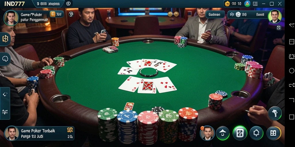 Gameplay seru dan interaktif dari aplikasi Poker IND777.