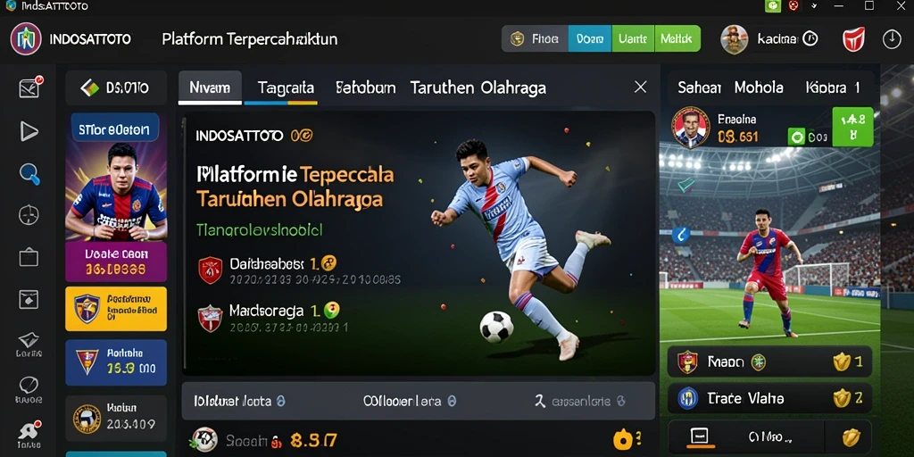 Tampilan antarmuka pengguna INDOSATTOTO yang menarik dan mudah dinavigasi.