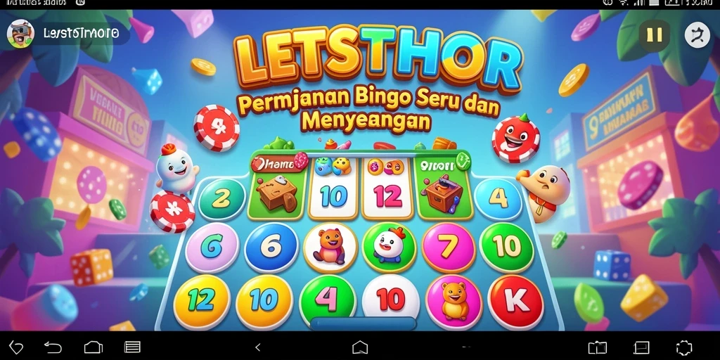 Gameplay LETSTHOR Bingo yang seru dan interaktif.