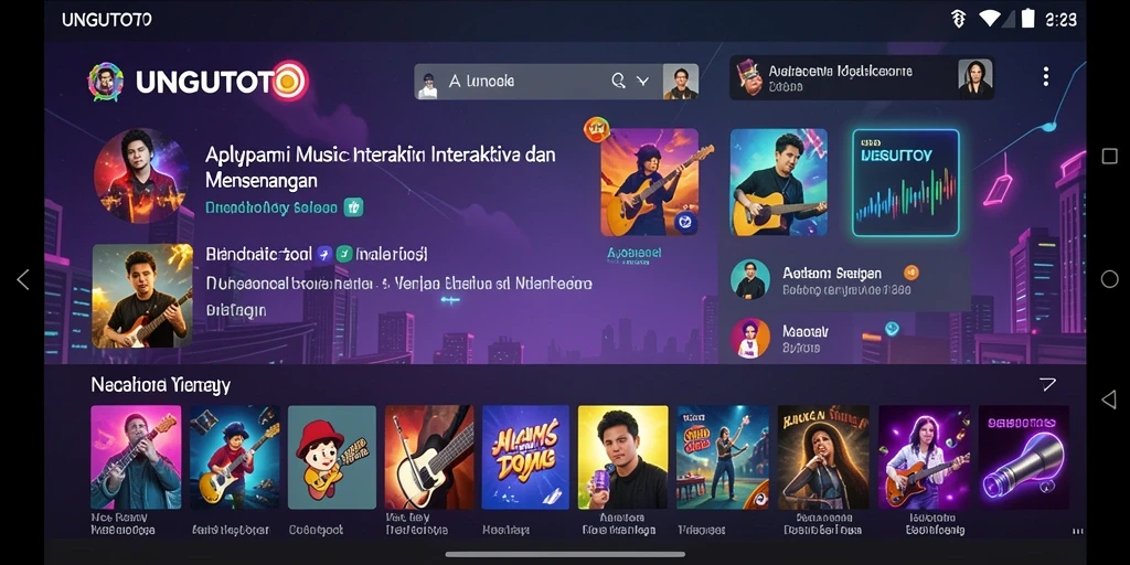 Tampilan gameplay UNGUTOTO yang menarik dan interaktif.