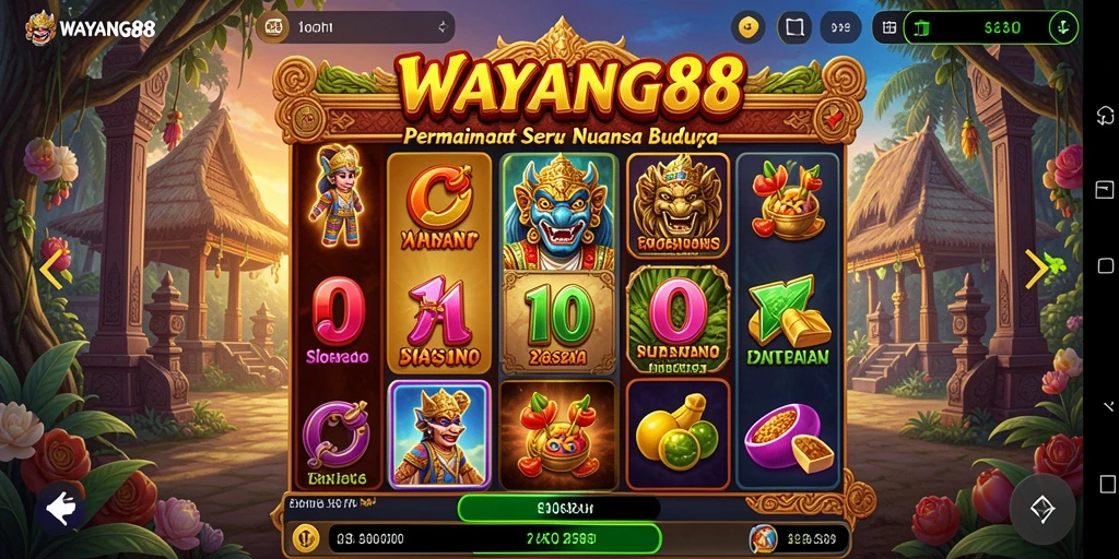 Tangkapan layar menunjukkan gameplay menarik dari WAYANG88 Slot.