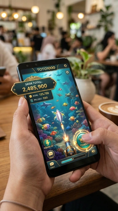 Tampilan utama aplikasi toto1000 yang informatif.